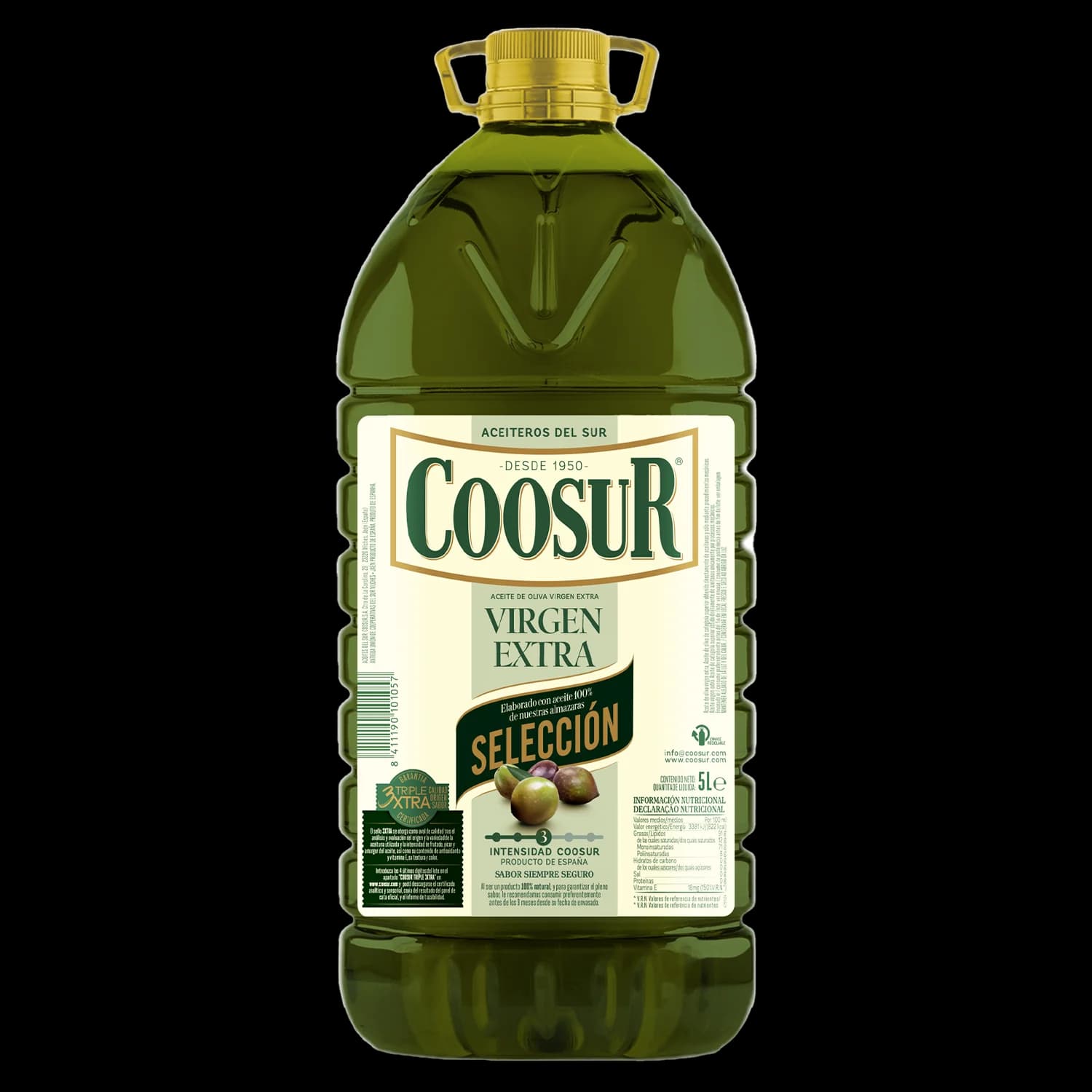 Aceite de Oliva Virgen Extra Garrafa 5L Selección Coosur