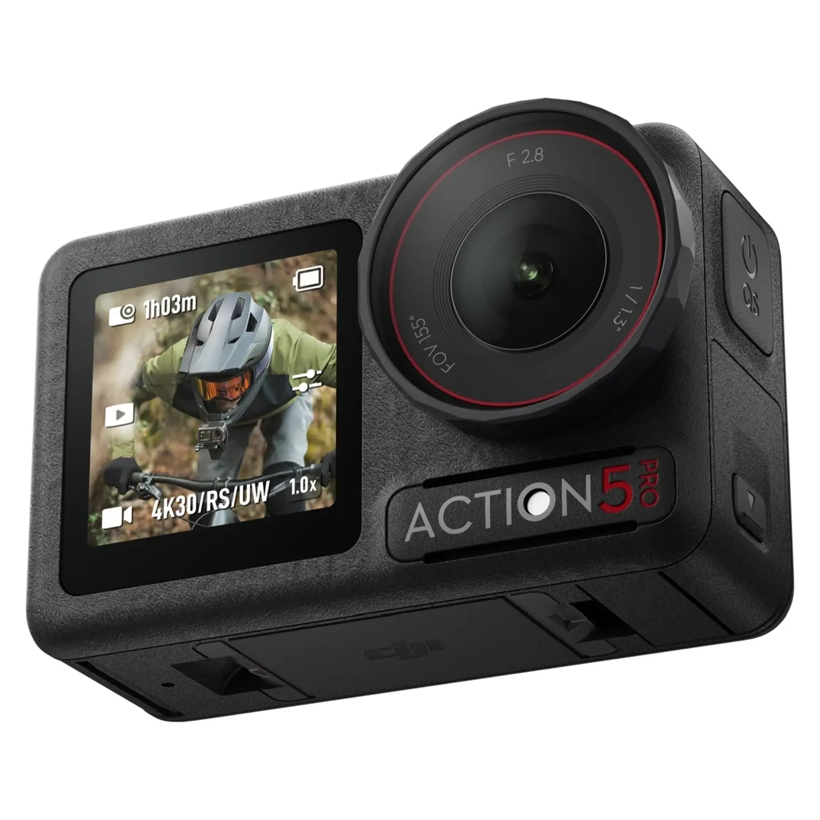 DJI Osmo Action 5 Pro——Cámara de Acción 4K Sensor 1/1.3", vídeo 4K/120fps Estabilización y seguimiento de objetivos 2 pantallas OLED (Pack Essential)