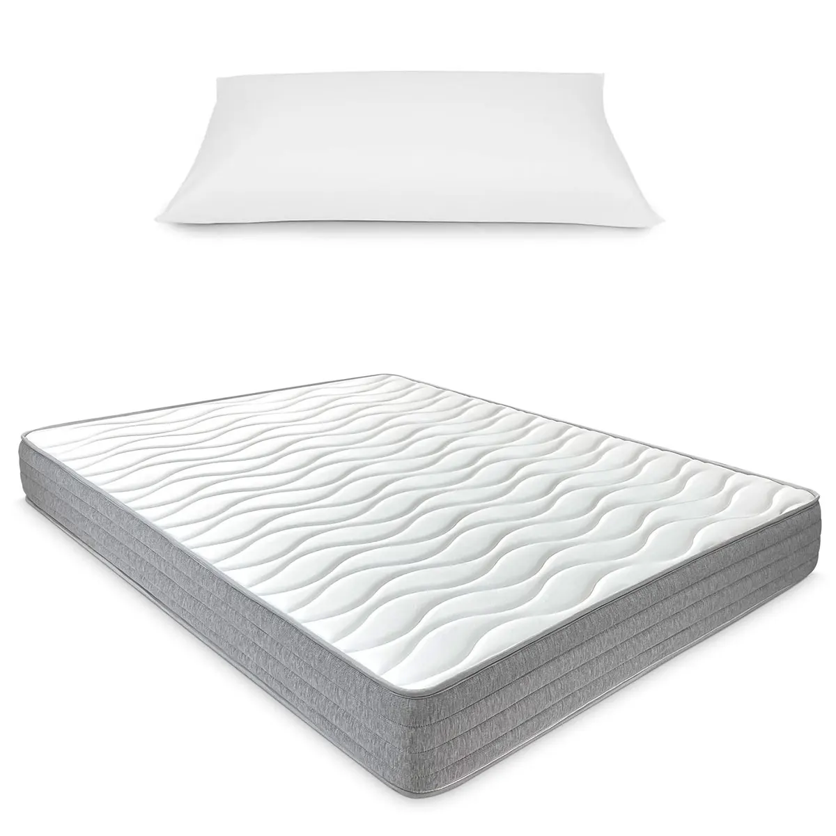 Colchón Viscoelástico Nora | Firme, Reversible y Ergonómico| Incluye Almohada(s)