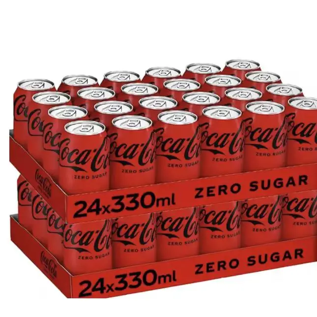 Coca-Cola Zero Azúcar ,Pack de 24*330 ml-COCACOLA ORIGINAL 48*33CL -COCACOLA ZERO 48*33CL