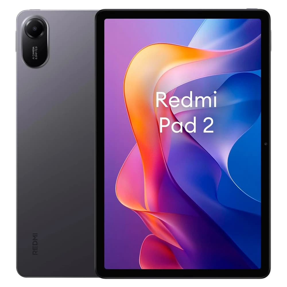 Xiaomi Redmi Pad 2 (WiFi) Tablet Pantalla 11" Resolución 2.5K Cámara trasera 8MP Cámara frontal 5MP Procesador MediaTek Helio G100-Ultra Batería 9000 mAh Carga rápida 18W Xiaomi HyperOS 2