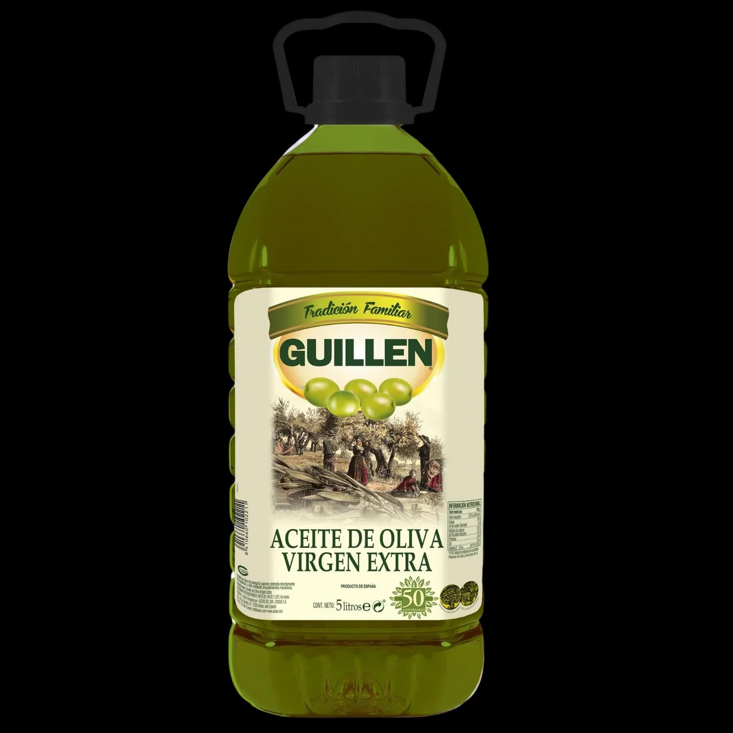 Aceite de Oliva Virgen Extra Garrafa 5L Guillén