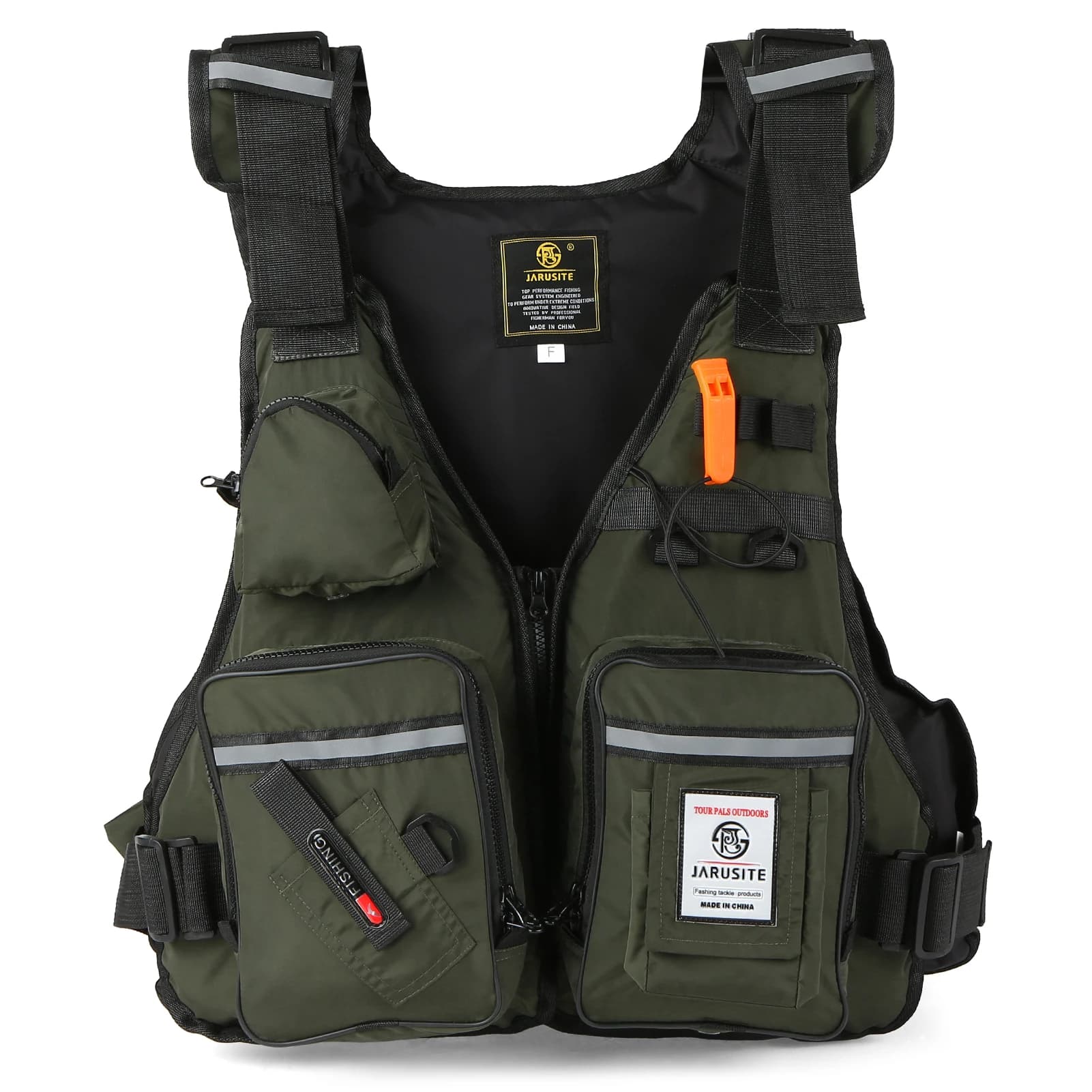 Chaleco salvavidas profesional para hombre, traje de flotabilidad, chalecos de pesca portátiles, chaleco ajustable impermeable con múltiples bolsillos para pesca en el mar, novedad de 2022