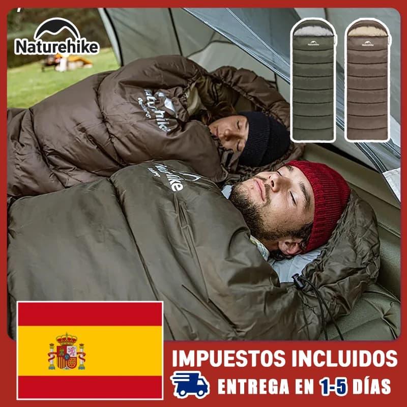 Saco de dormir Naturehike, saco de dormir ultraligero para invierno, saco de dormir ligero impermeable, saco de dormir para acampar al aire libre