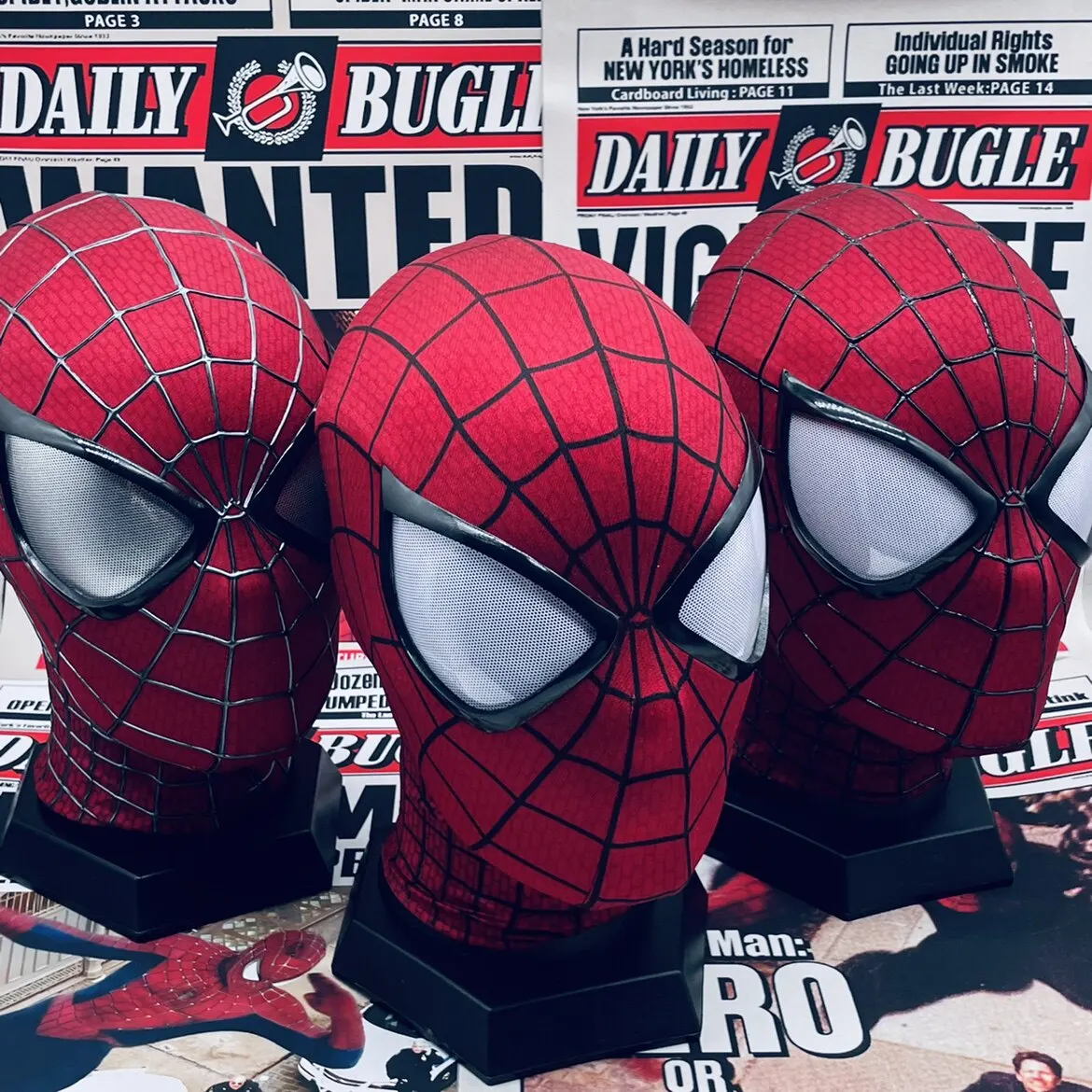 Máscara de Cosplay Hecha a Mano de Spider-Man 2, Versión Garfield, Artículo Coleccionable Artesanal de Peter Parker, para Regalos de Cumpleaños