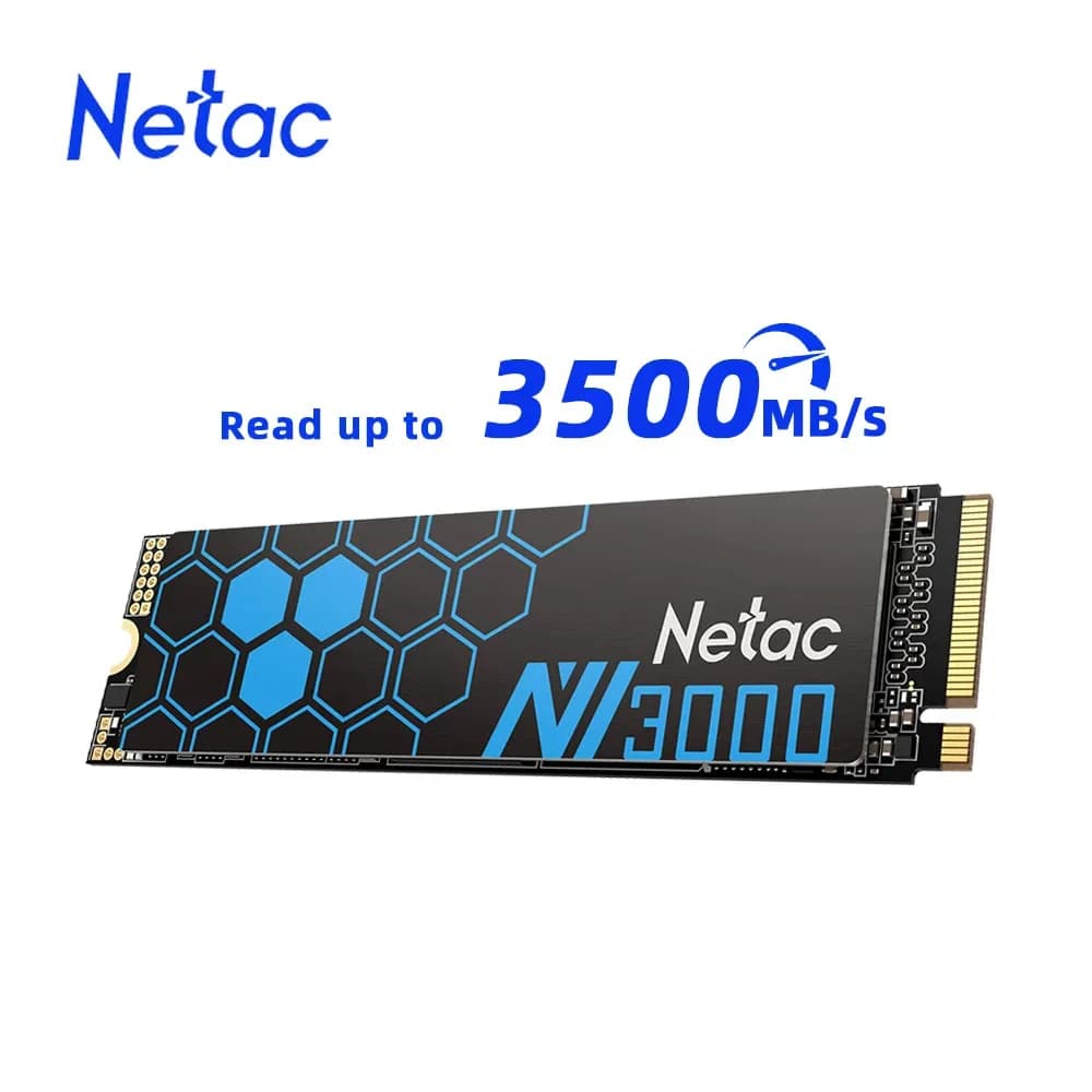 Netac-unidades internas de estado sólido para ordenador de escritorio y portátil, 3500 MB/s, M2, SSD, 250gb, 500gb, 1tb, 2tb, NMVE, M.2, 2280, PCIe3.0x4