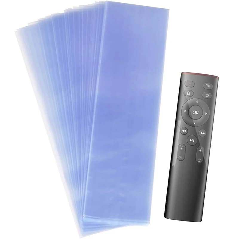 Bolsa de película retráctil transparente, funda protectora antipolvo para TV, aire acondicionado, Control remoto, hojas de plástico retráctil S/L