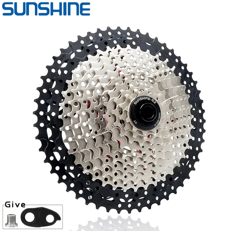 SUNSHINE-Cassette de bicicleta de montaña, piñón de 8/9/10/11/12 velocidades, 11T-32T/36T/40T/42T/46T/50T/52T, estructura HG, rueda libre para SHIMANO/SRAM