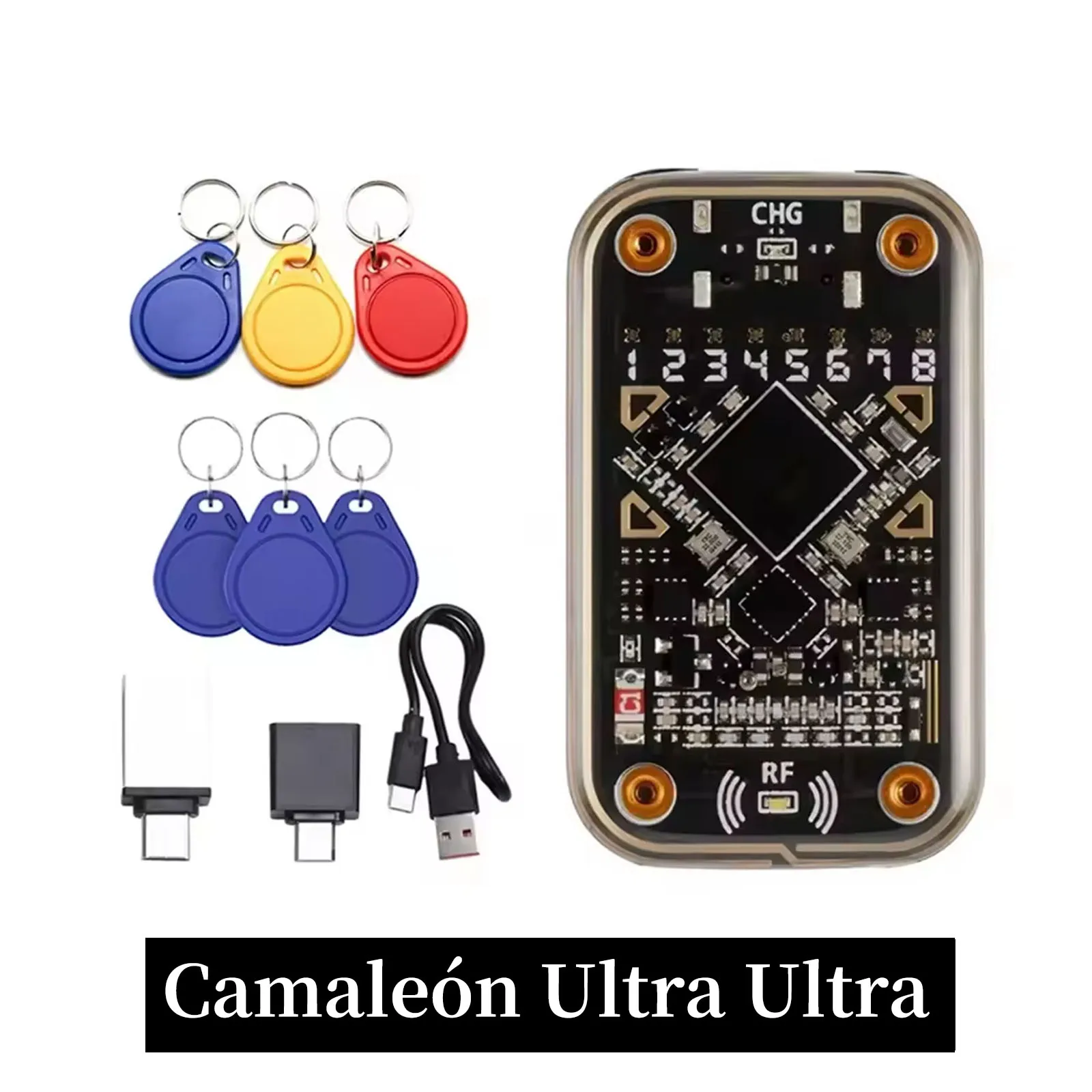 Nuevo emulador de tarjetas inteligentes camaleón Ultra sin contacto, compatible con escritor de lectura NFC, lector de chips inteligente, emulador de etiquetas IC de identificación