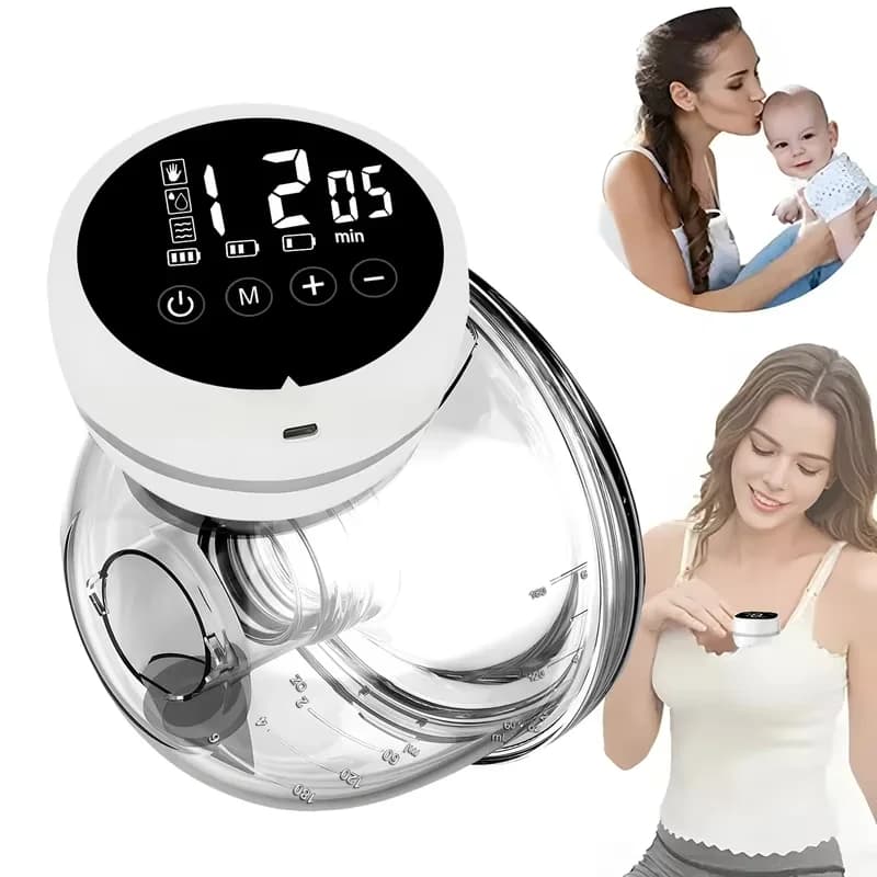 Nuevo Extractor de Leche Eléctrico 2026 de 19/24 mm, Portátil, Manos Libres, Resistente al Desgaste, Silencioso y Cómodo