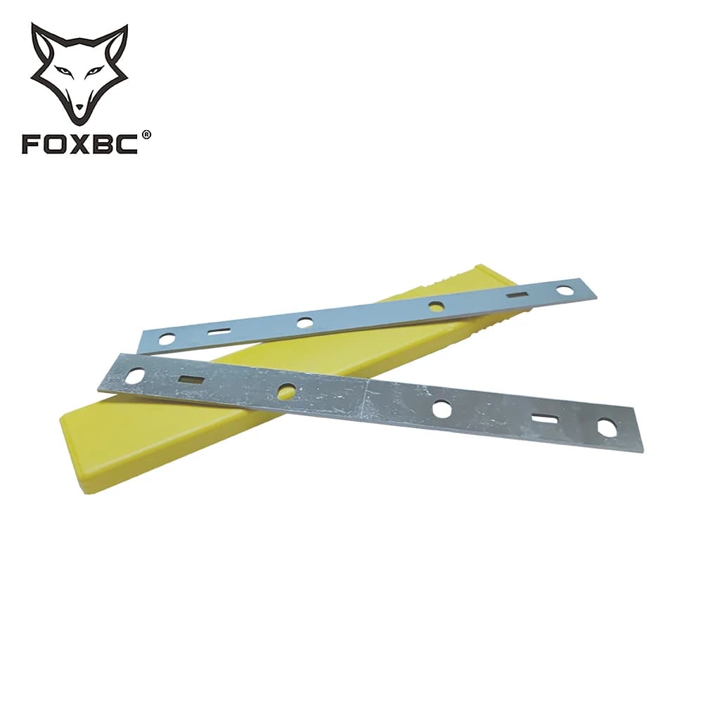 FOXBC-cuchilla cepilladora HSS, 210x22x1,8mm para Scheppach RD860, HMS860, HMS850, HT850, HMS2000 y HMS1070, 210mm, 2 unidades