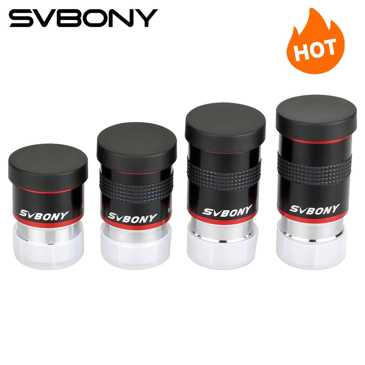 Oculares Telescopio Svbony oculares de 1.25 Pulgadas 68 ° Oculares Planetarios UWA 6 mm/9 mm/15 mm/20 mm para Telescopio Astronómico