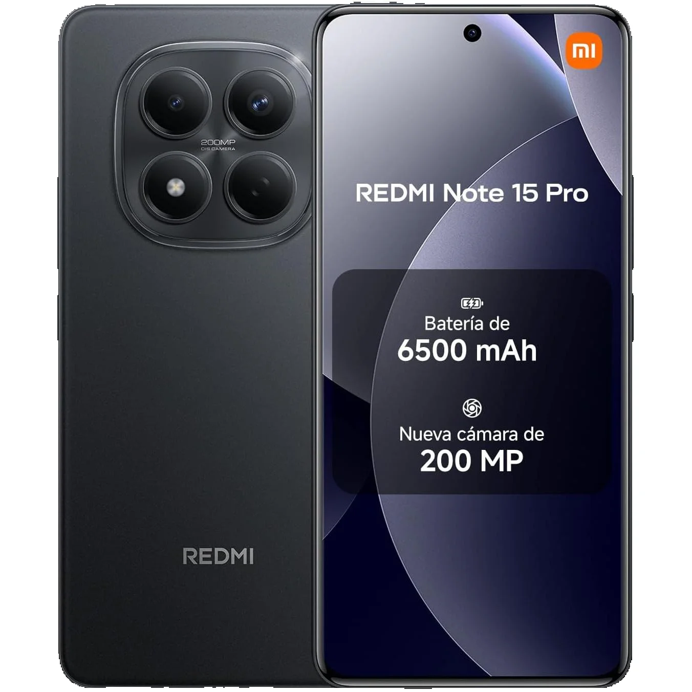 Móvil Xiaomi Redmi Note 15 Pro 4G Libre 8GB+256GB / 12GB+512GB, pantalla AMOLED FHD+ 6.77", MediaTek Helio G200 Ultra, cámara 200 MP, batería 6500 mAh (Cargador no incluido)