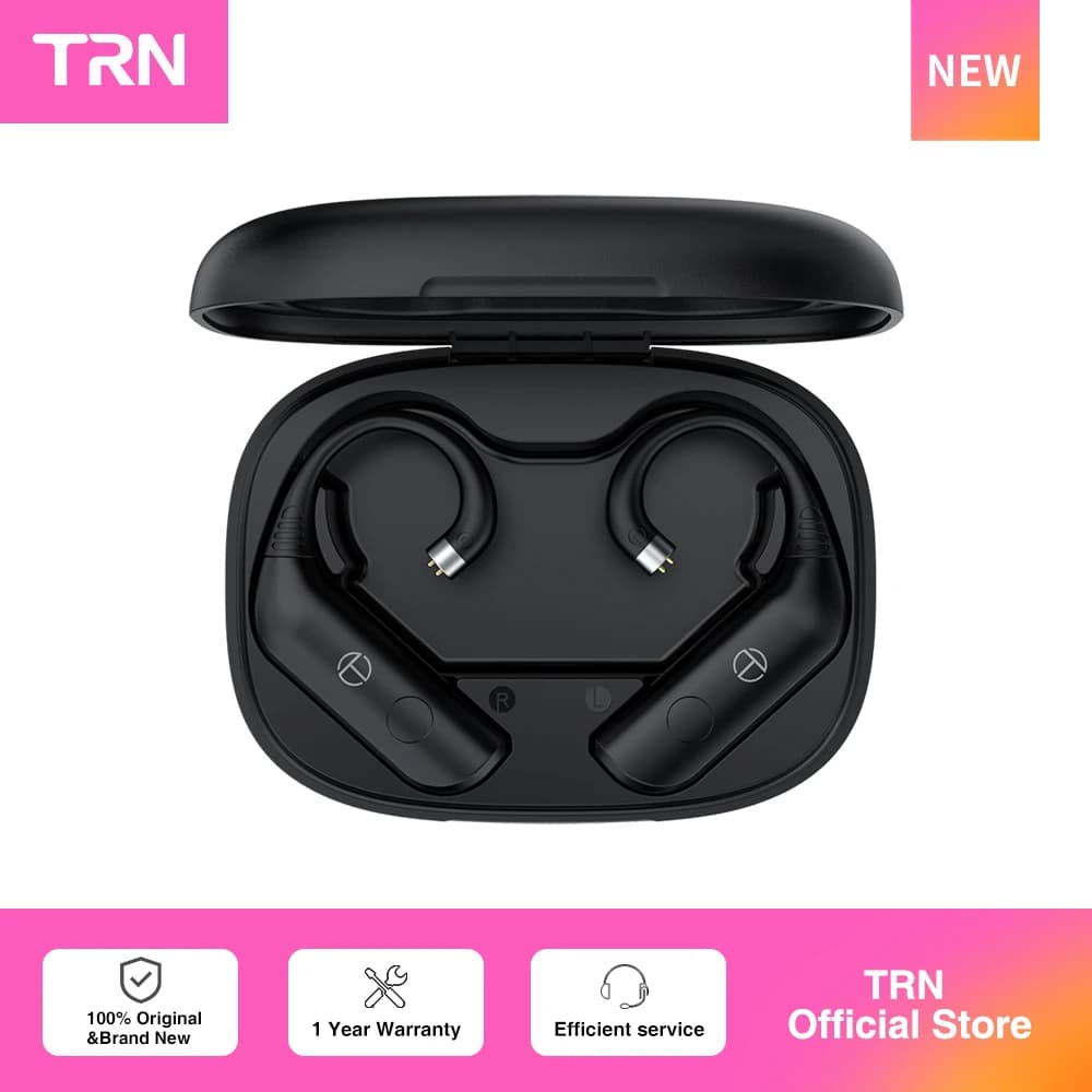 New TRN BT20 pro Módulo de auriculares inalámbricos BT20XS, Bluetooth 5,3, Cable de actualización inalámbrico, conector MMCX de 2 pines, enchufe reemplazable, gancho para la oreja